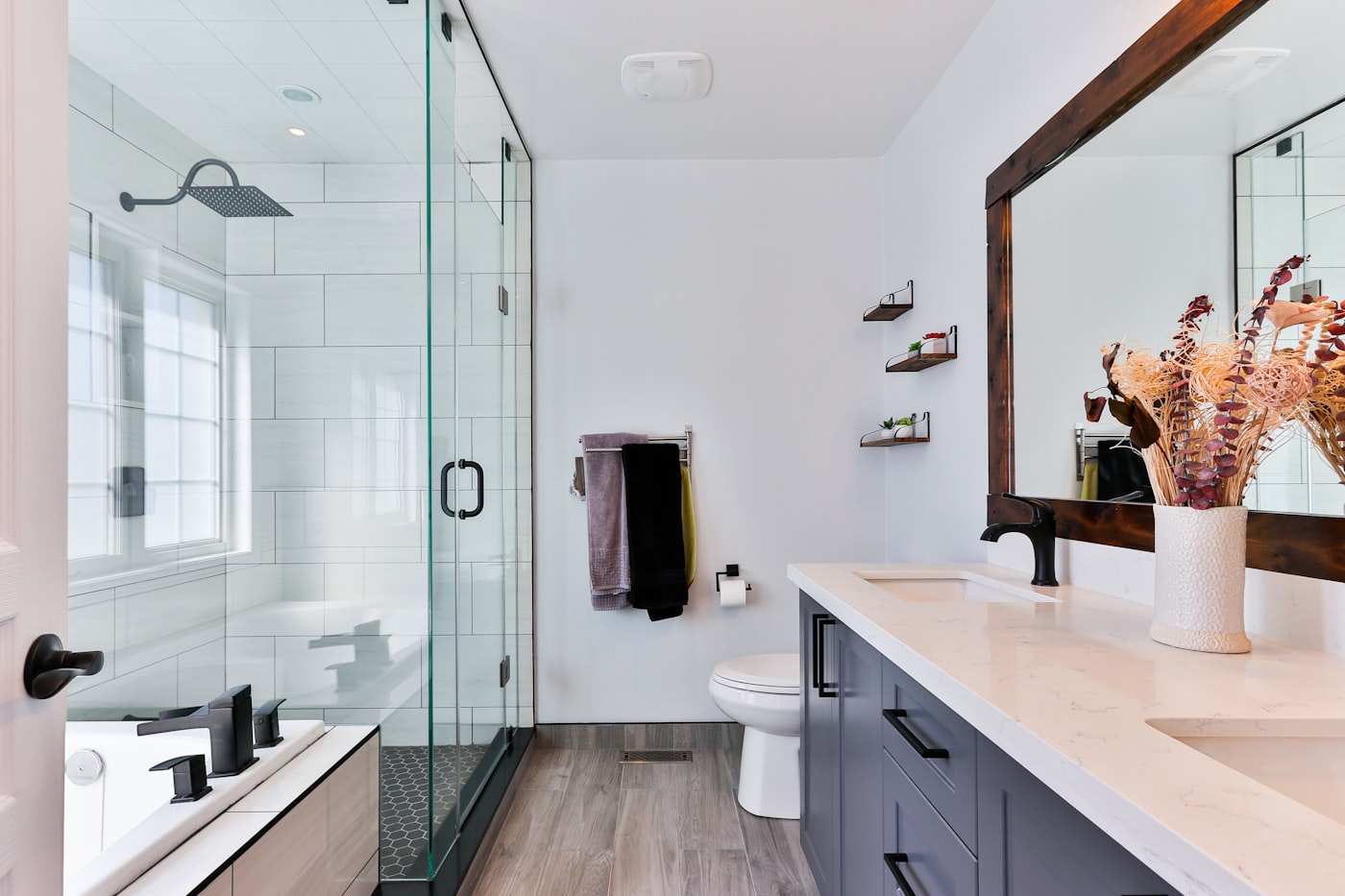 Freestanding bath install, Chelsea