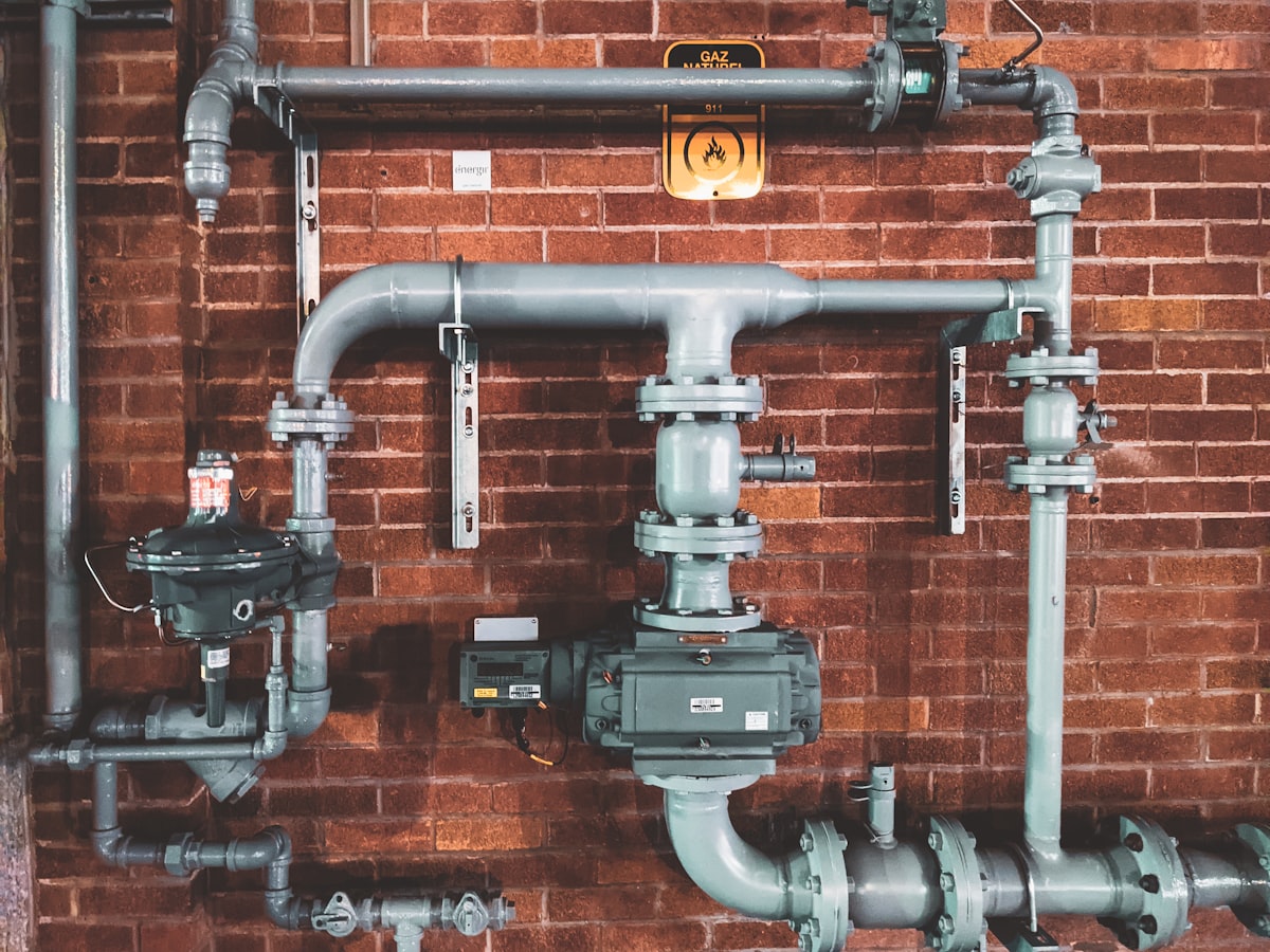 New copper pipework, Fulham