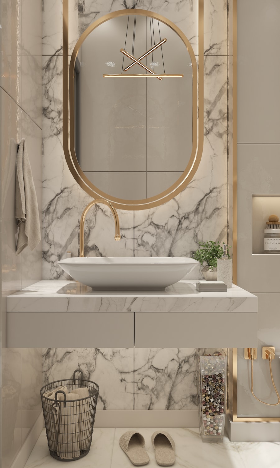 Marble en-suite, Kensington